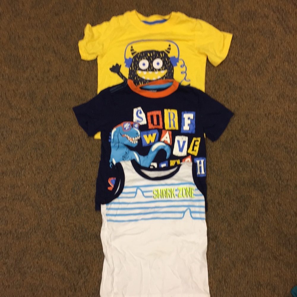 Bundle: 3 Healthtex Boys Tops Size 4T
